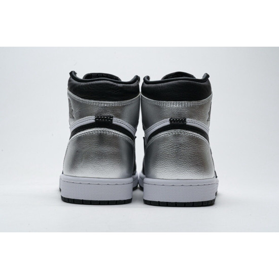 PK God Air Jordan 1 High OG Metallic Silver