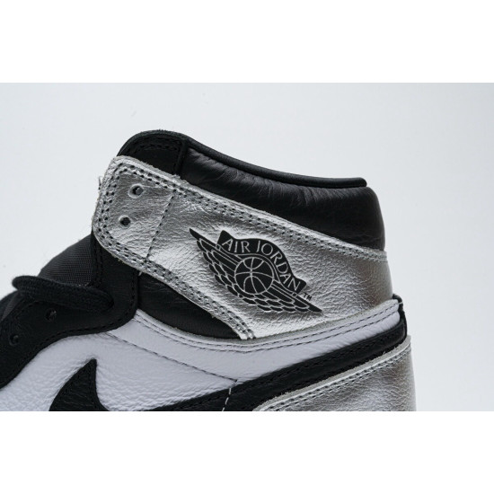 PK God Air Jordan 1 High OG Metallic Silver