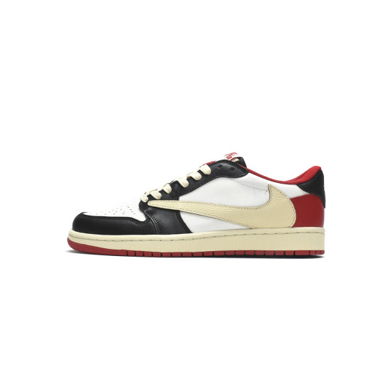 PK God Air Jordan 1 Low Black Red x Travis Scott