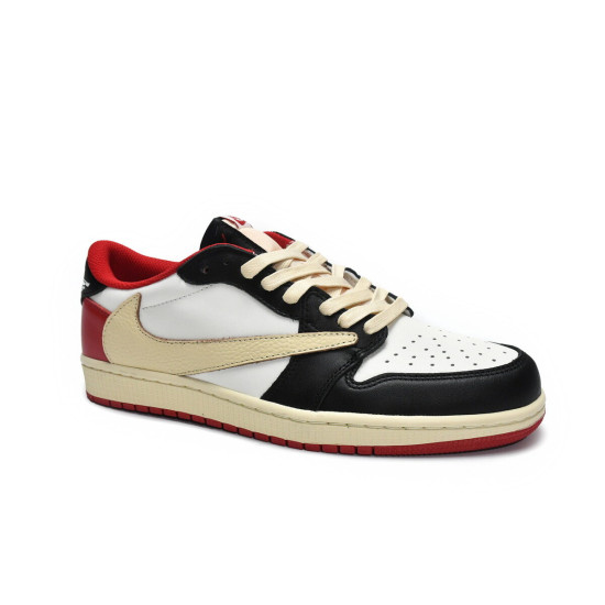 PK God Air Jordan 1 Low Black Red x Travis Scott