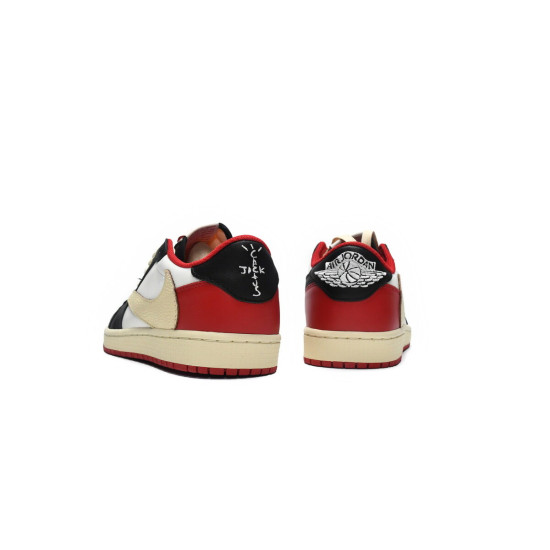 PK God Air Jordan 1 Low Black Red x Travis Scott