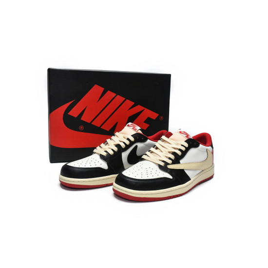 PK God Air Jordan 1 Low Black Red x Travis Scott