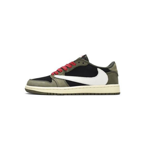 PK God Air Jordan 1 Low Dark Green x Travis Scott