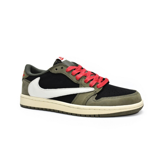 PK God Air Jordan 1 Low Dark Green x Travis Scott