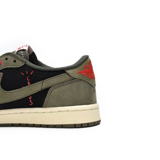 PK God Air Jordan 1 Low Dark Green x Travis Scott