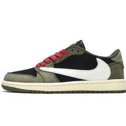 Yeezysale Air Jordan 1 Low Dark Green x Travis Scott