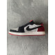 PK God Air Jordan 1 Low Flyknit Black Toe