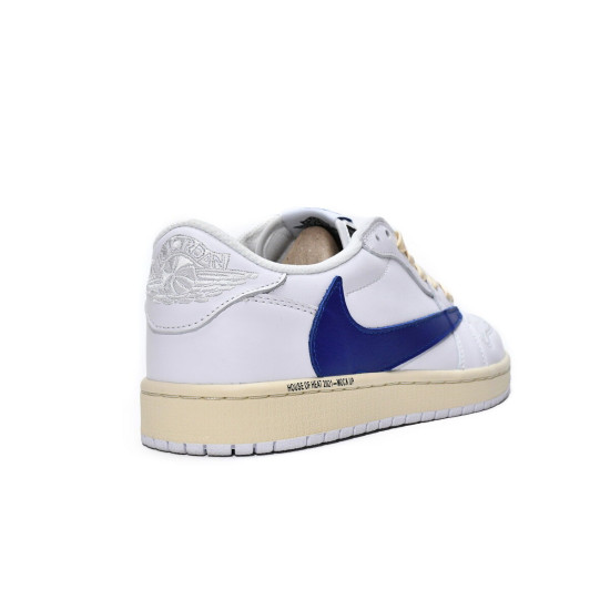 PK God Air Jordan 1 Low White Blue x Travis Scott