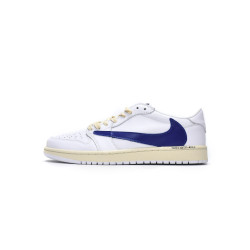 Yeezysale Air Jordan 1 Low White Blue x Travis Scott