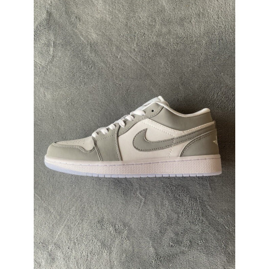 PK God Air Jordan 1 Low Wolf Grey