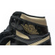 PK God  Air Jordan 1 Retro High Black Metallic Gold