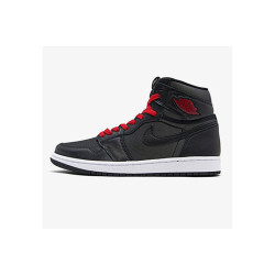 Yeezysale Air Jordan 1 Retro High OG Black Satin Gym Red