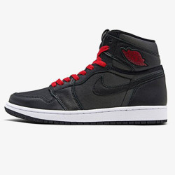 Yeezysale Air Jordan 1 Retro High OG Black Satin Gym Red