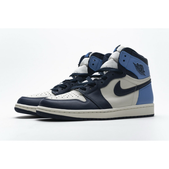 PK God  Air Jordan 1 Retro High OG Obsidian University Blue