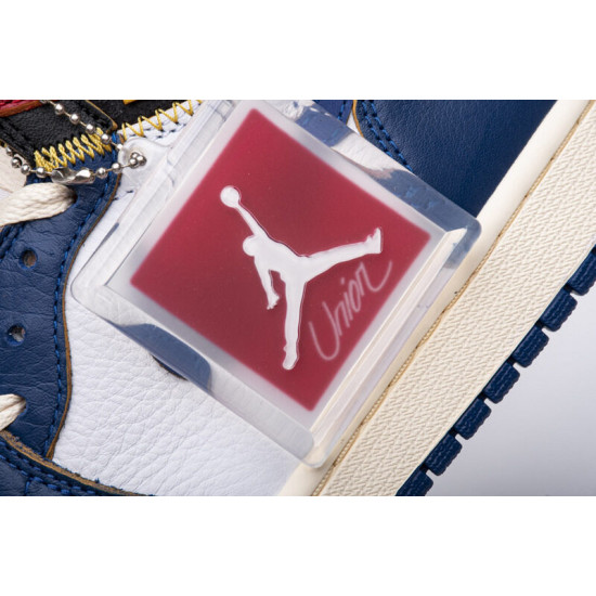 PK God  Air Jordan 1 Retro High Union Los Angeles Blue Toe