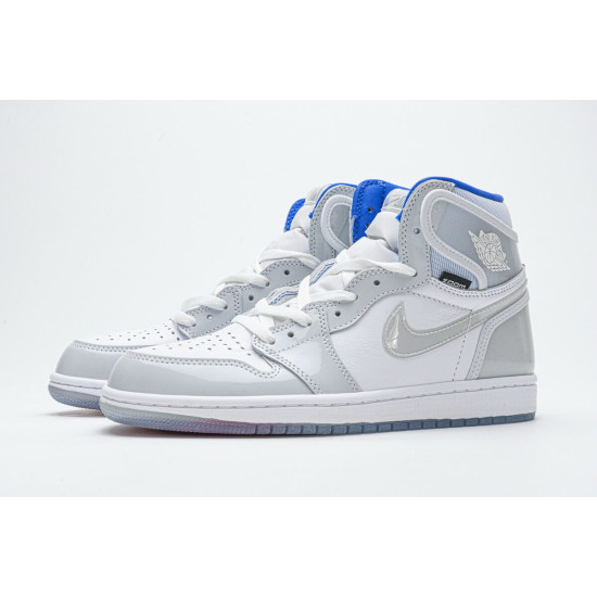 PK God Air Jordan 1 Retro High Zoom White Racer Blue