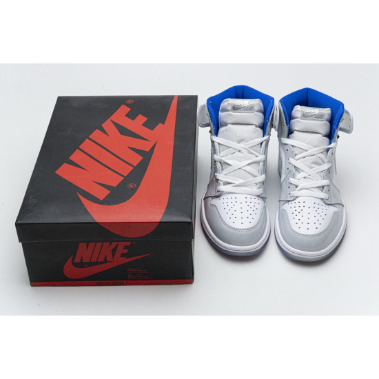 PK God Air Jordan 1 Retro High Zoom White Racer Blue