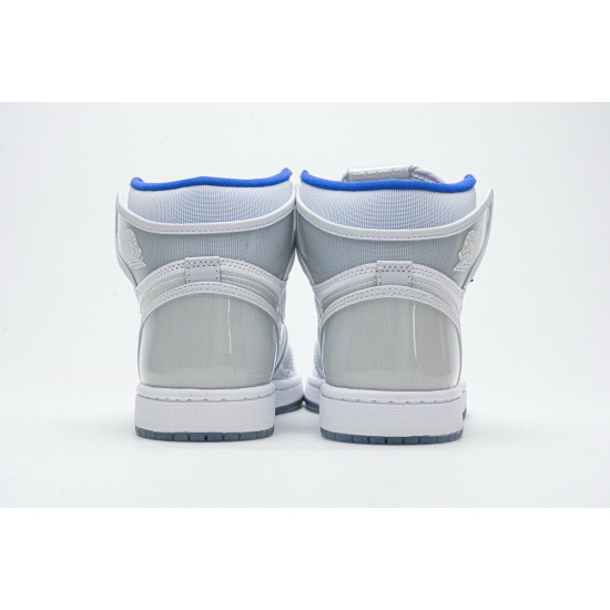 PK God Air Jordan 1 Retro High Zoom White Racer Blue