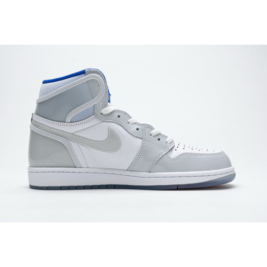 PK God Air Jordan 1 Retro High Zoom White Racer Blue