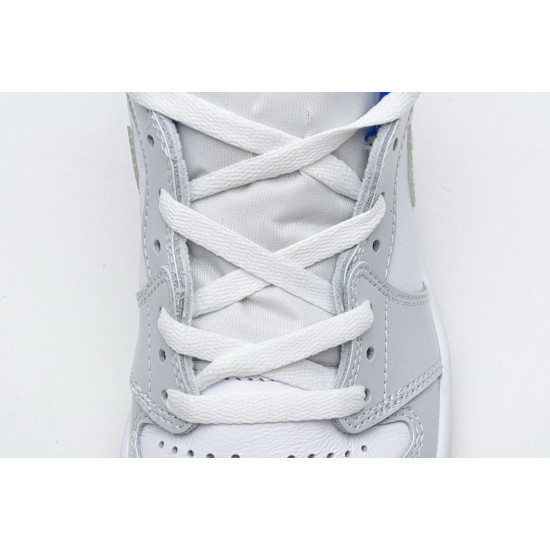 PK God Air Jordan 1 Retro High Zoom White Racer Blue