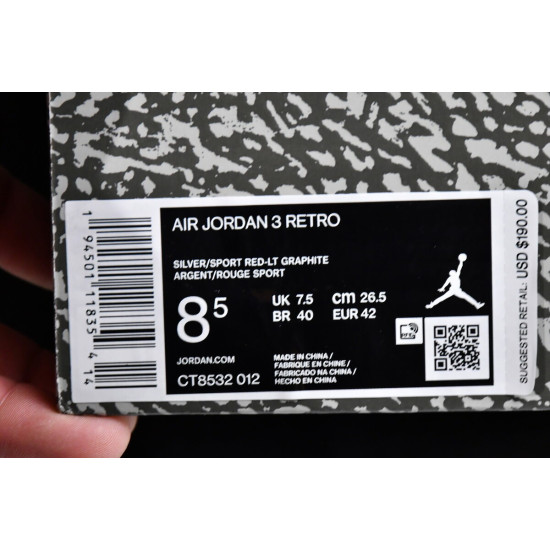 PK God Air Jordan 3 Retro Cool Grey 2021