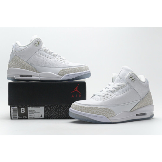 PK God Air Jordan 3 Retro Pure White