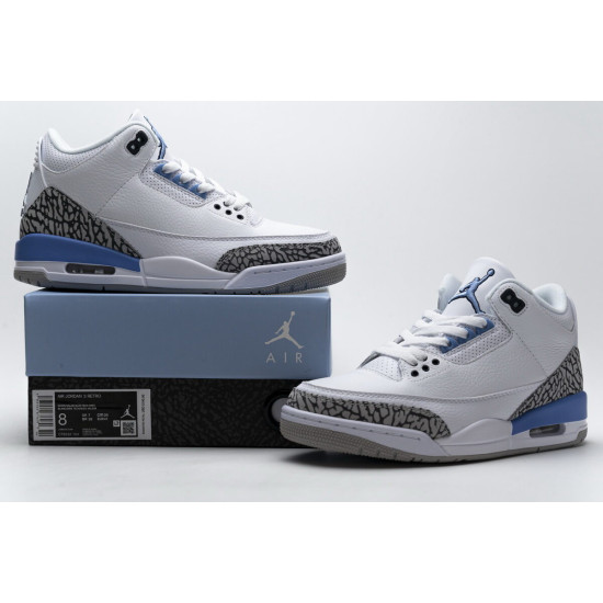 PK God Air Jordan 3 Retro UNC