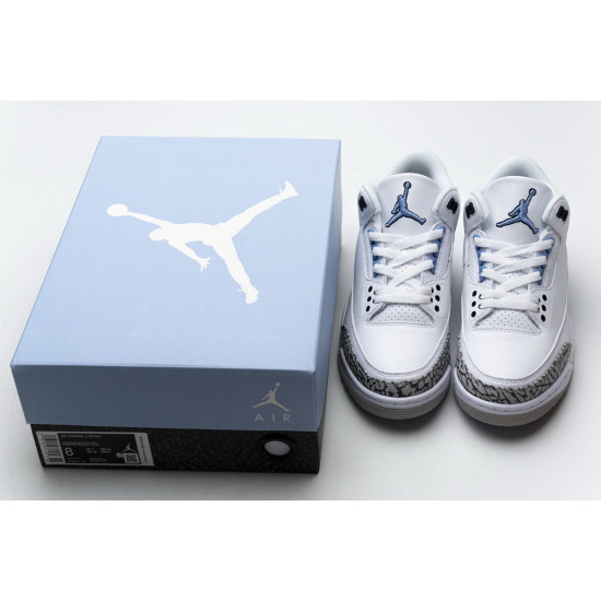 PK God Air Jordan 3 Retro UNC