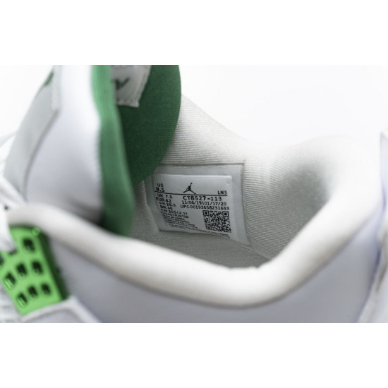 PK God  Air Jordan 4 Retro Metallic Green