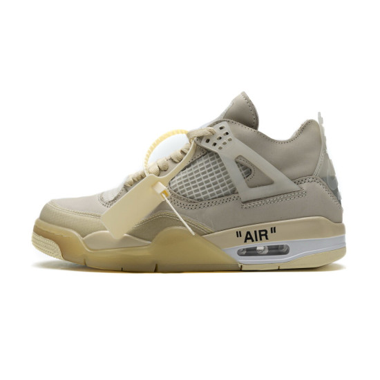 PK God  Air Jordan 4 Retro Off-White Sail