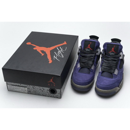 PK God Air Jordan 4 Retro Travis Scott Purple