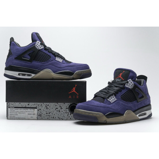 PK God Air Jordan 4 Retro Travis Scott Purple