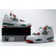 PK God  Air Jordan 4 Retro White Green Red