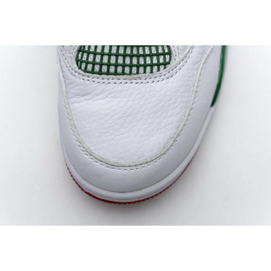 PK God  Air Jordan 4 Retro White Green Red