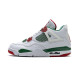 PK God  Air Jordan 4 Retro White Green Red