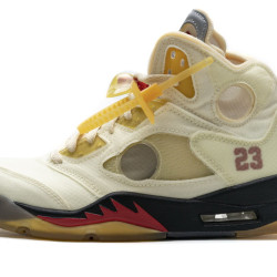 Yeezysale Air Jordan 5 Retro OFF-White Sail