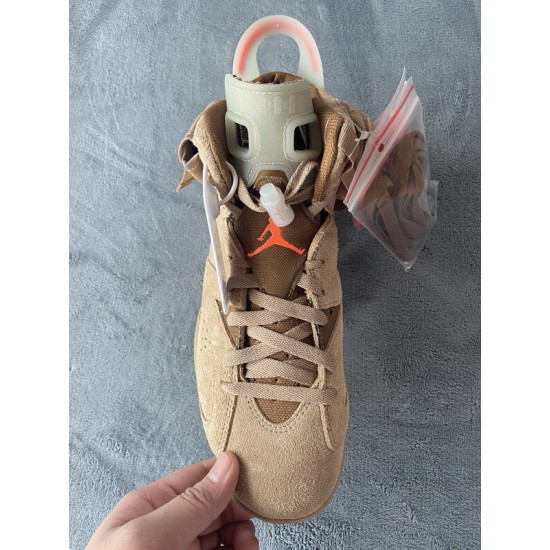 PK God Air Jordan 6 Retro Travis Scott British Khaki