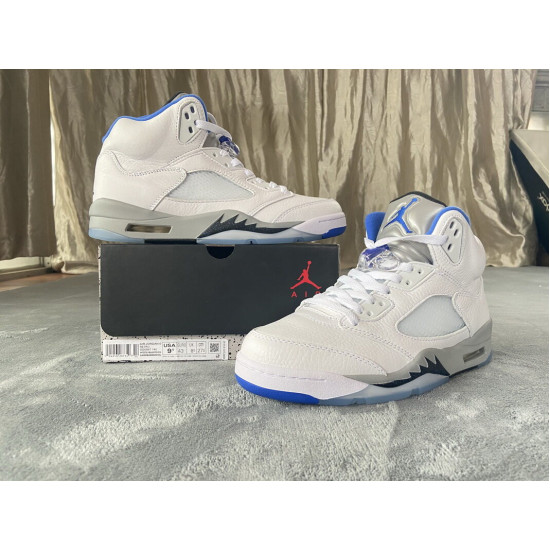 PK God Jordan 5 Retro White Stealth 2021