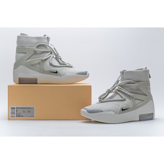 PK GOD Nike Air Fear Of God 1 Light Bone