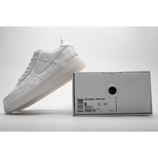 PK God Nike Air Force 1 Low Fragment Clot white