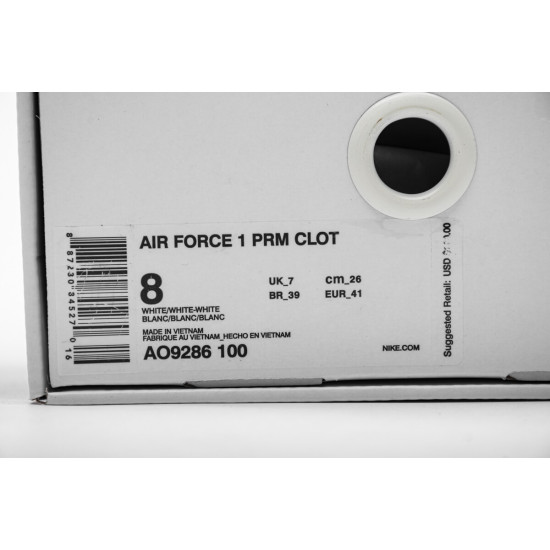 PK God Nike Air Force 1 Low Fragment Clot white