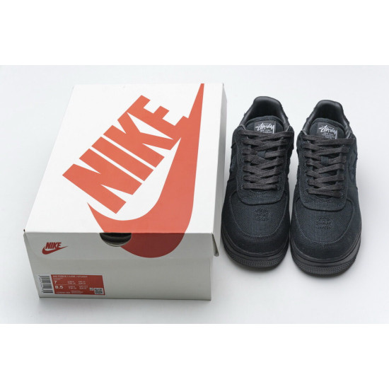 PK God Nike Air Force 1 Low Stussy Black