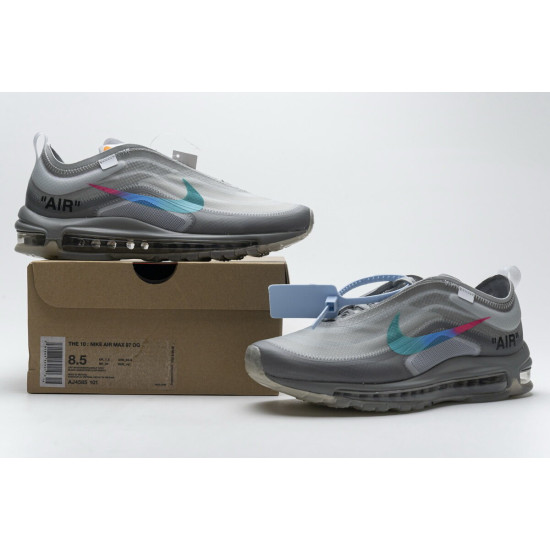 PK God Nike Air Max 97 Off-White Wlolf Grey Menta