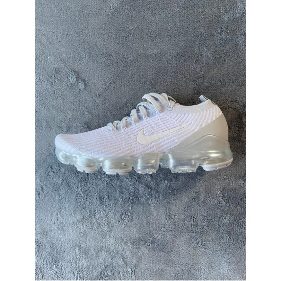 PK God Nike Air VaporMax Flyknit 3 White Pure Platinum