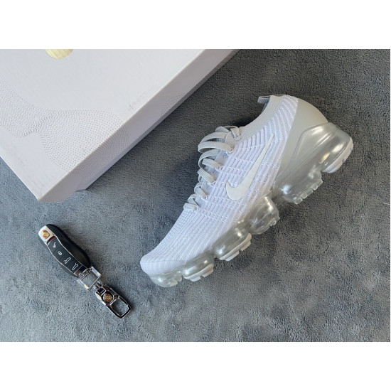 PK God Nike Air VaporMax Flyknit 3 White Pure Platinum