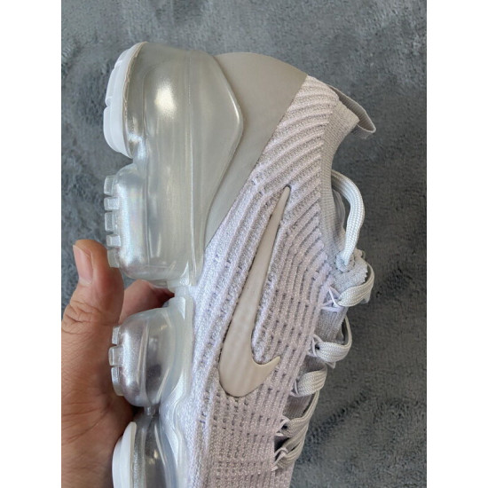 PK God Nike Air VaporMax Flyknit 3 White Pure Platinum