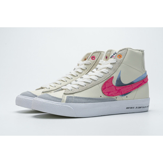 PK God Nike Blazer Mid 77 Beige Pink Blue