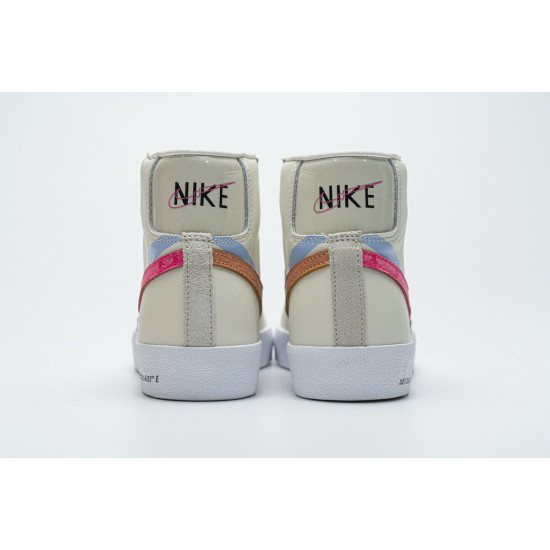 PK God Nike Blazer Mid 77 Beige Pink Blue