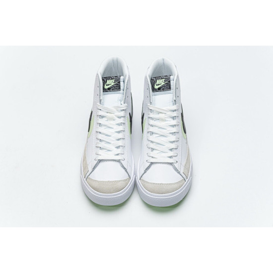 PK God  Nike Blazer Mid 77 SE GS Double Swoosh White Vapor Green