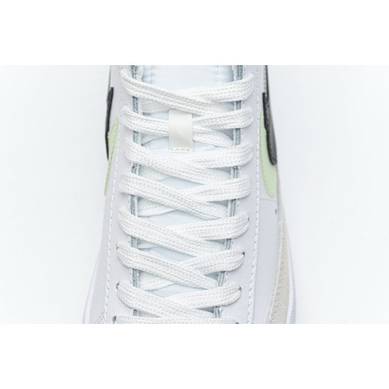 PK God  Nike Blazer Mid 77 SE GS Double Swoosh White Vapor Green